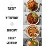 Family Dinner Menu For The Week
