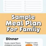 Sample Meal Plan For Family