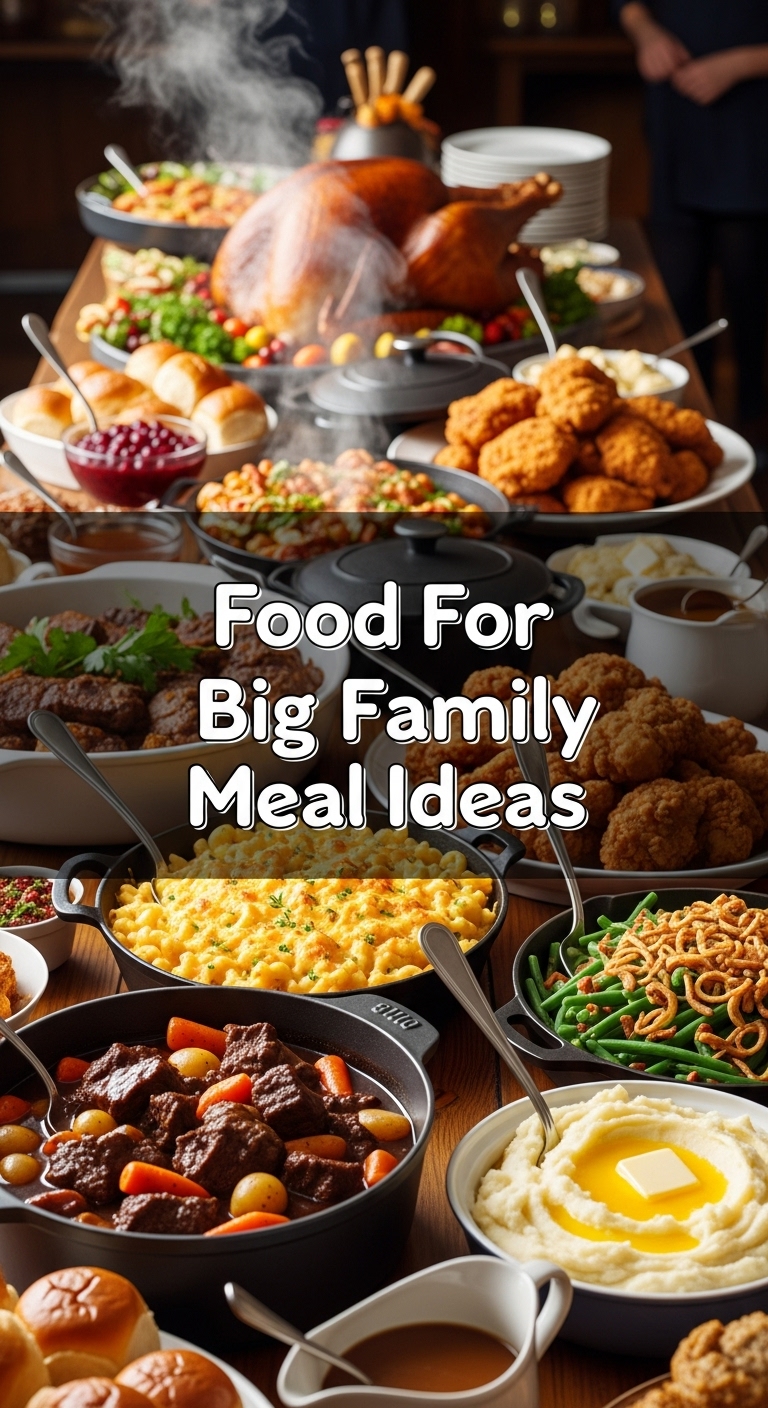 Food For Big Family Meal Ideas