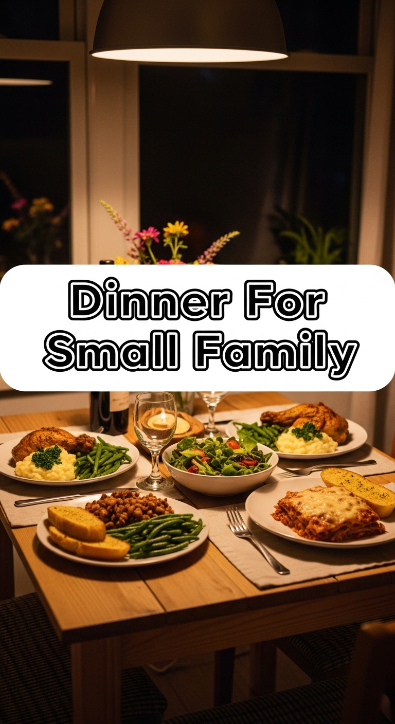 Dinner For Small Family