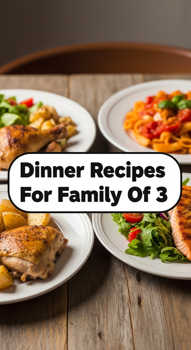 Dinner Recipes For Family Of 3