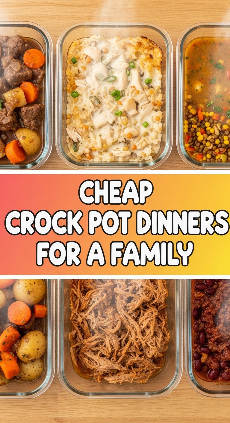 Cheap Crock Pot Dinners For A Family