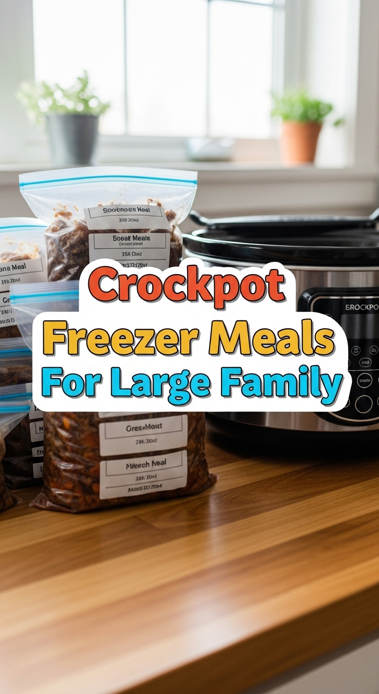Crockpot Freezer Meals For Large Family