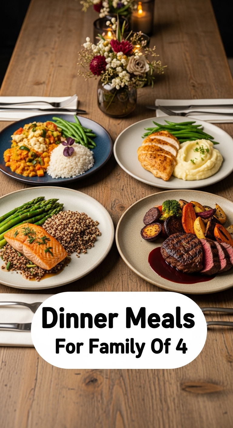 Dinner Meals For Family Of 4