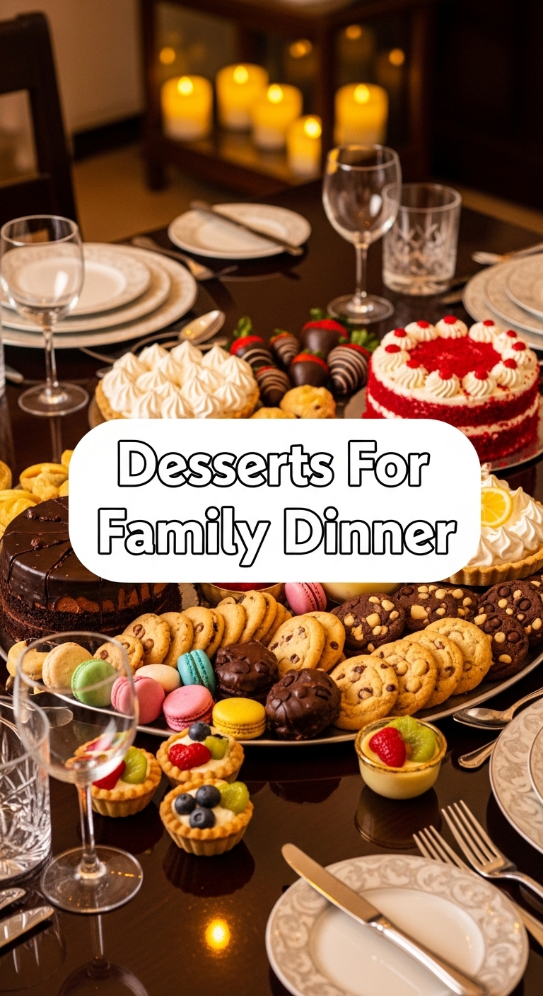Deserts For Family Dinner