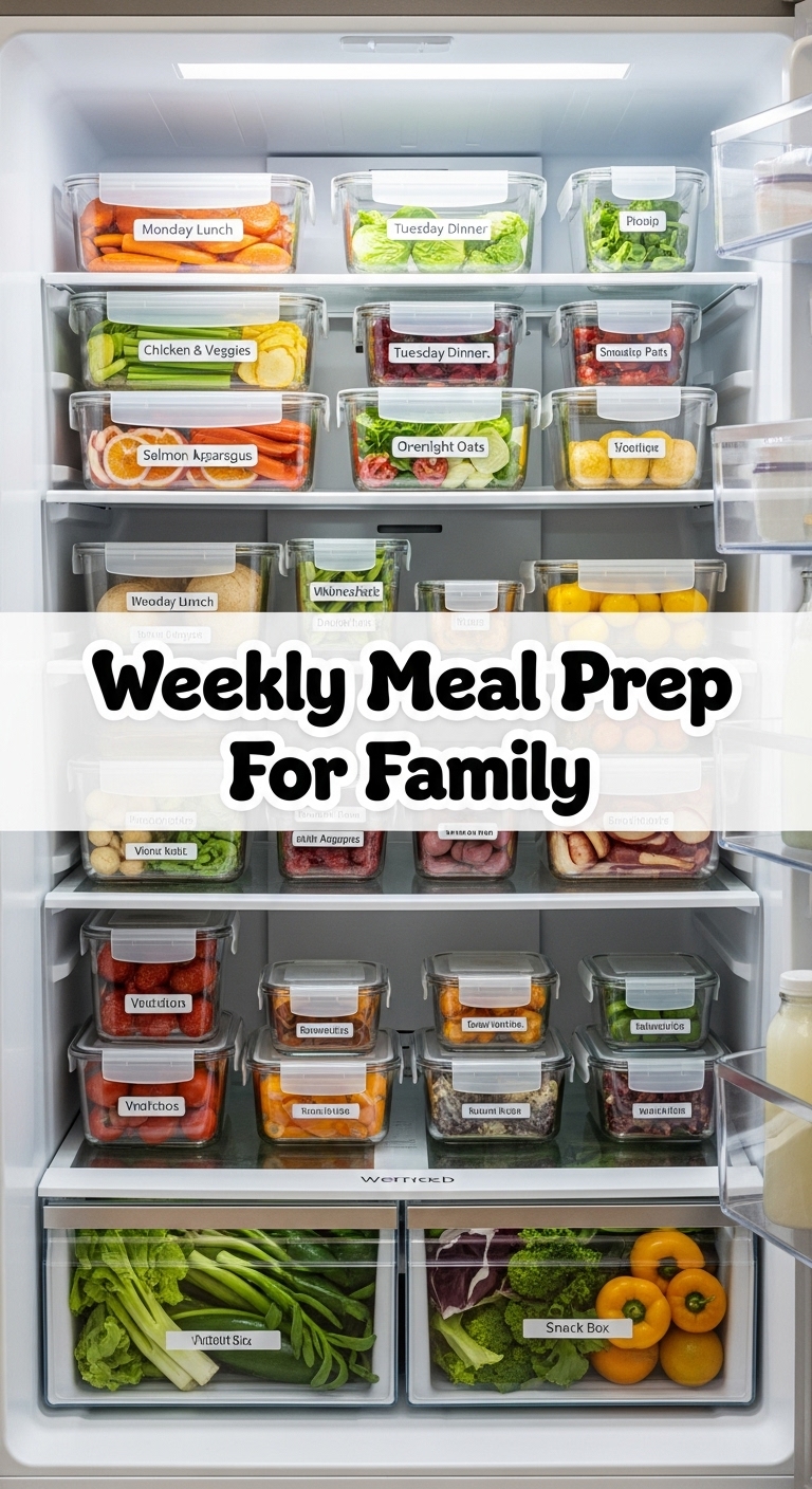 Weekly Meal Prep For Family