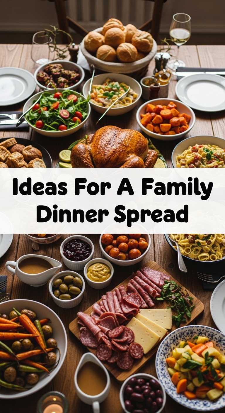 Ideas For A Family Dinner Spread
