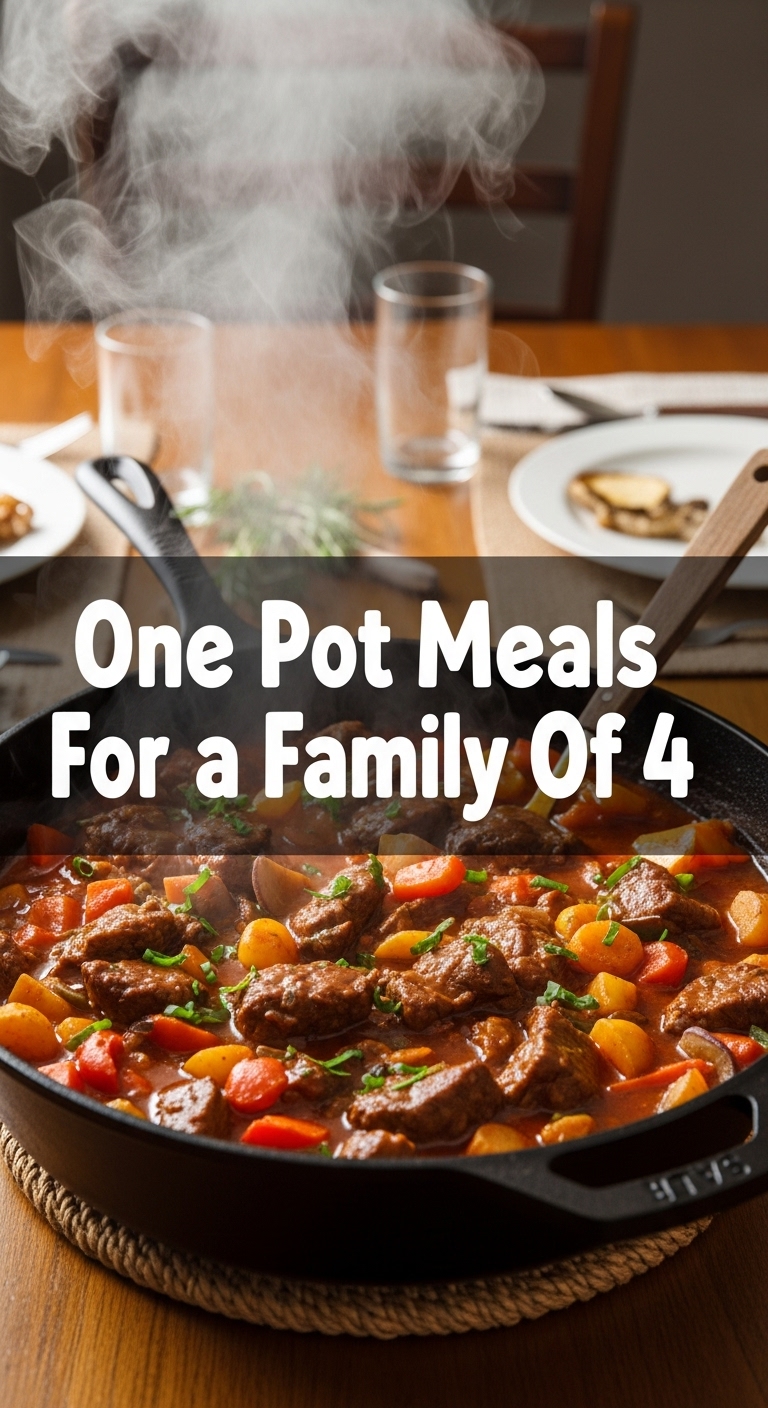 One Pot Meals For Family Of 4