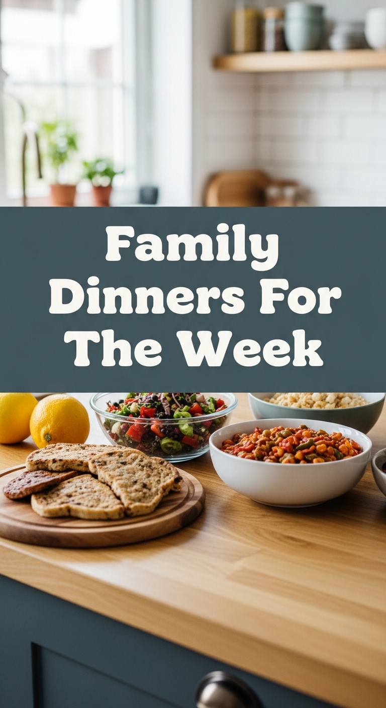 Family Dinners For The Week