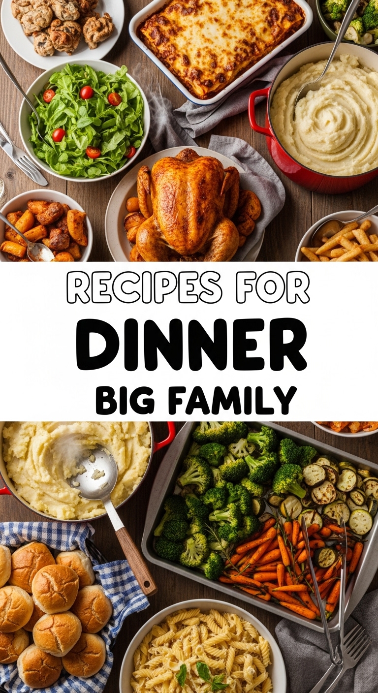 Recipes For Dinner Big Family