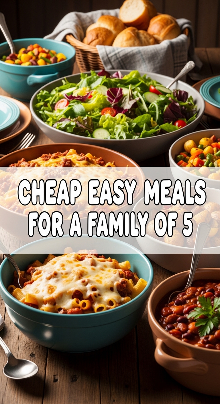 Cheap Easy Meals For Family Of 5