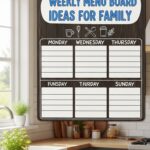 Weekly Menu Board Ideas For Family