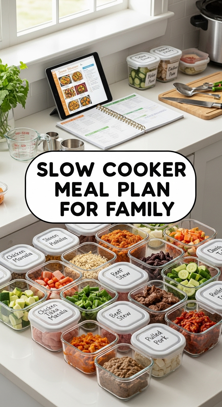 Slow Cooker Meal Plan For Family