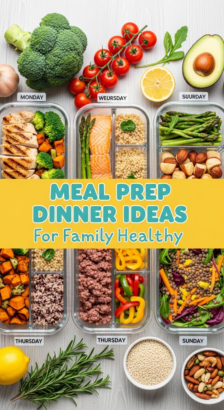 Meal Prep Dinner Ideas For Family Healthy