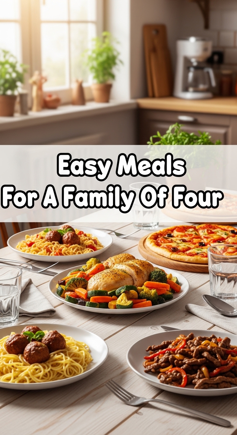 Easy Meals For A Family Of Four