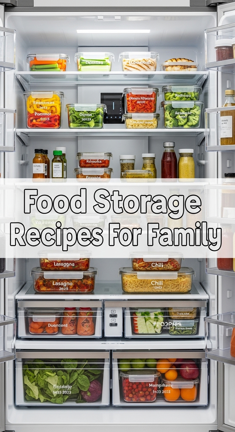 Food Storage Recipes For Family