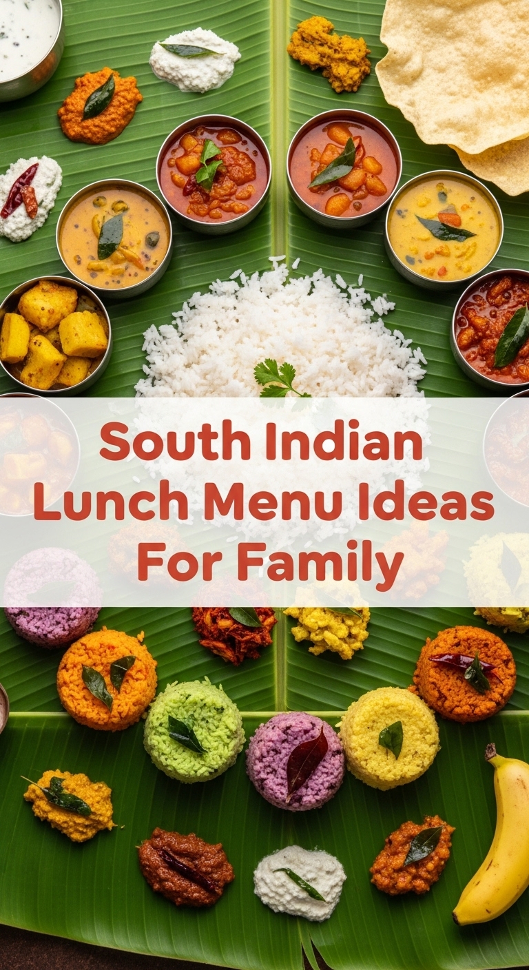 South Indian Lunch Menu Ideas For Family