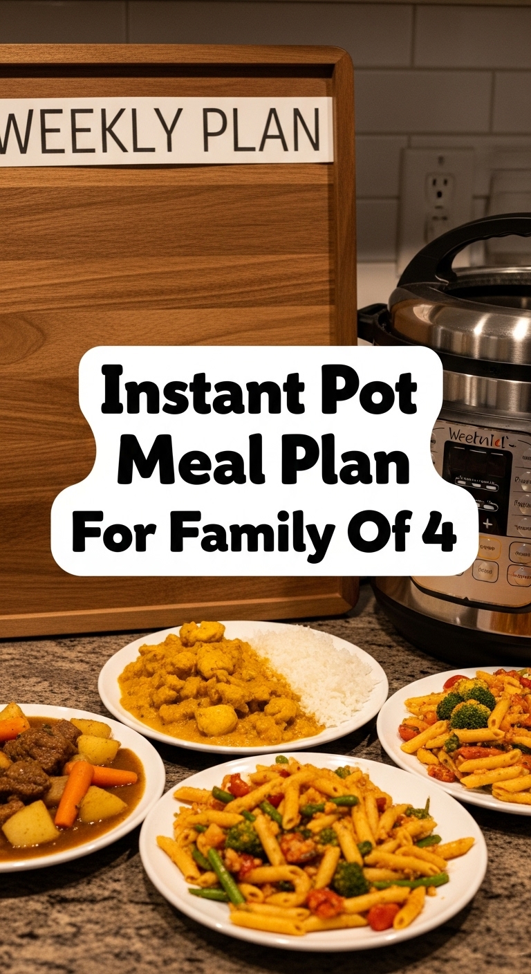 Instant Pot Meal Plan For Family Of 4