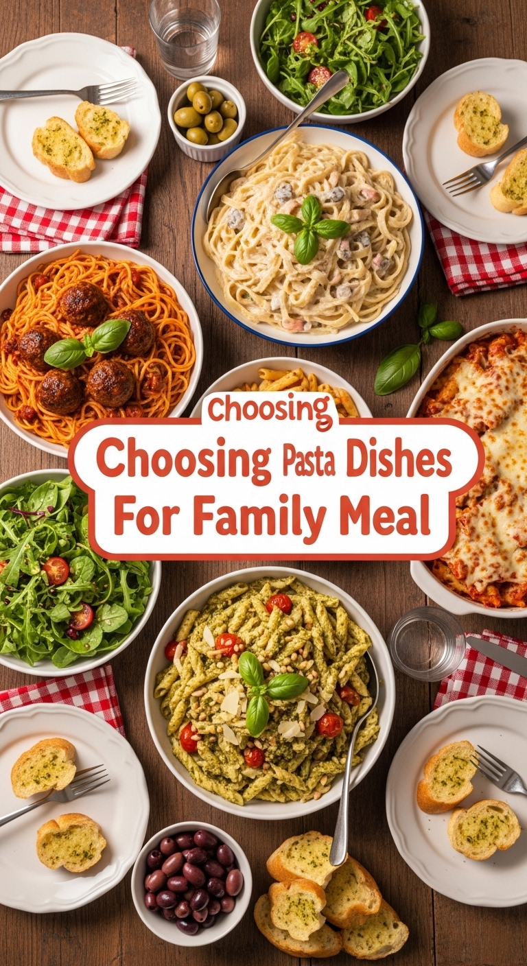 Choosing Pasta Dishes For Family Meal