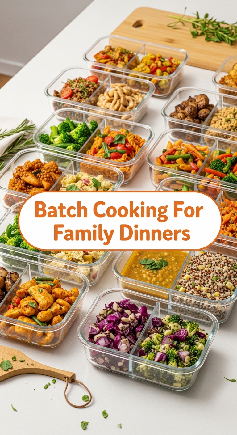 Batch Cooking For Family Dinners