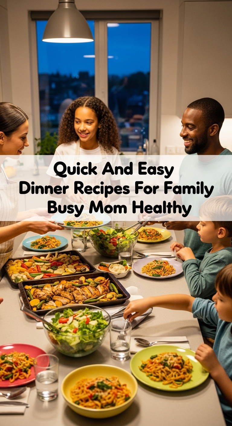 Quick And Easy Dinner Recipes For Family Busy Mom Healthy