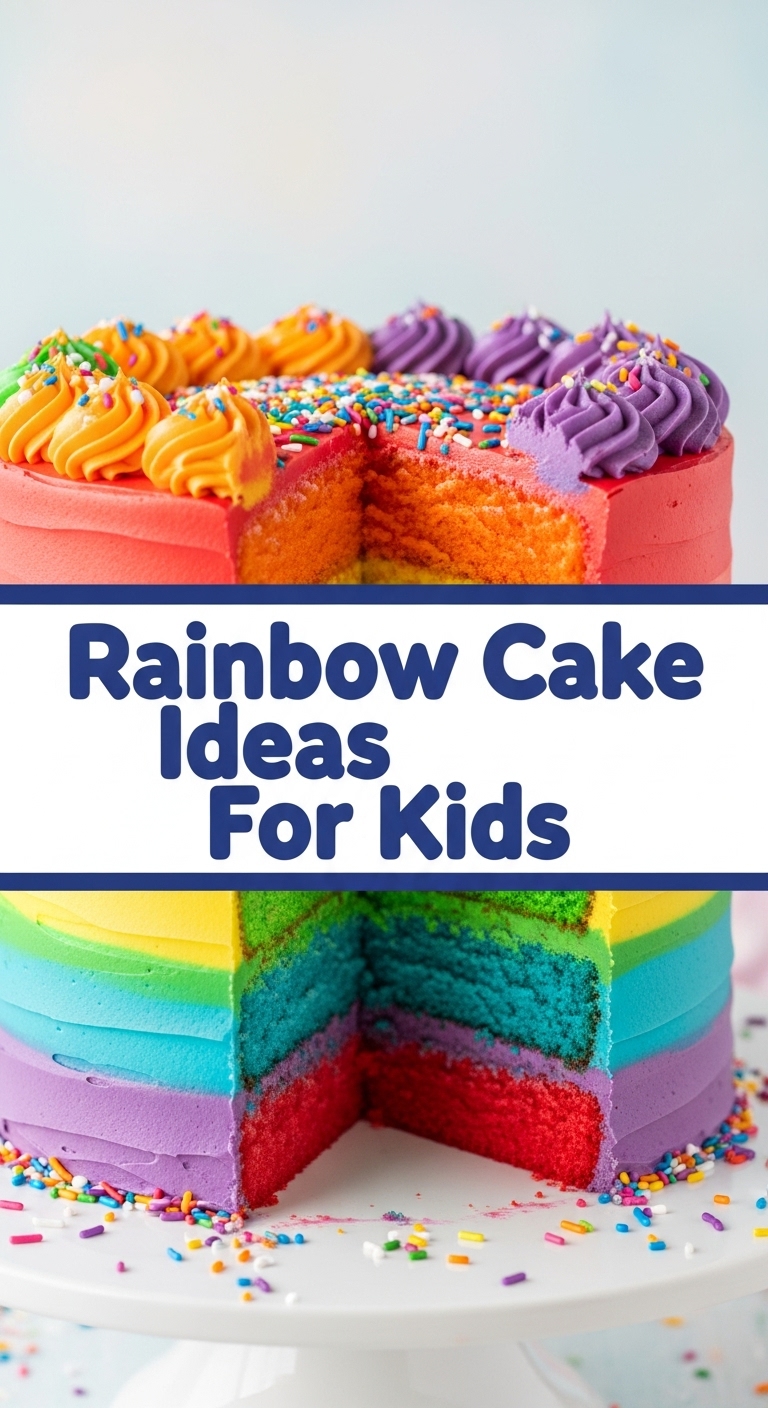 Rainbow Cake Ideas For Kids