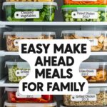Easy Make Ahead Meals For Family