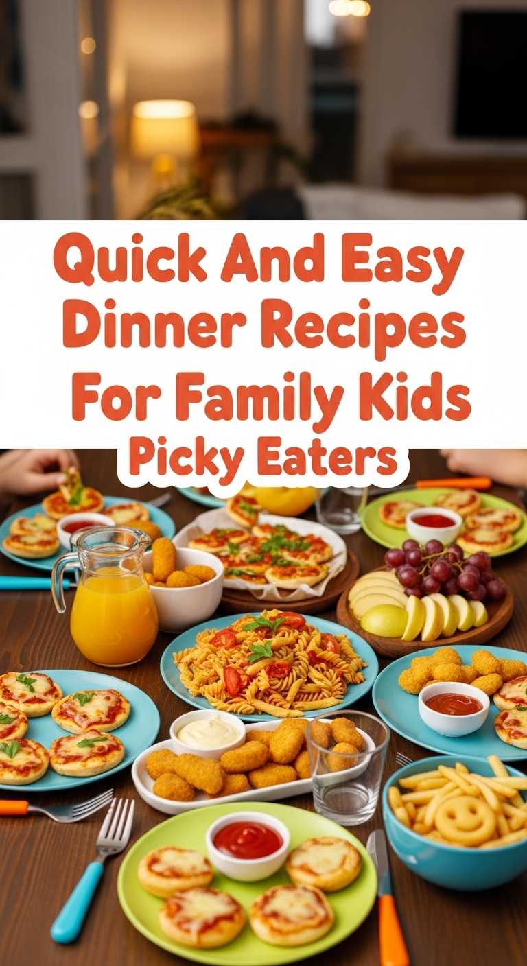 Quick And Easy Dinner Recipes For Family Kids Picky Eaters