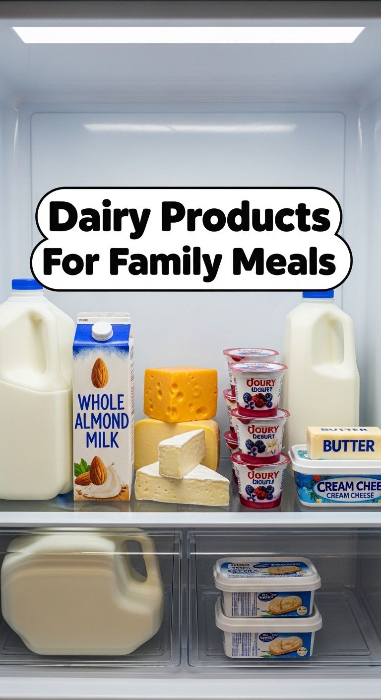 Dairy Products For Family Meals