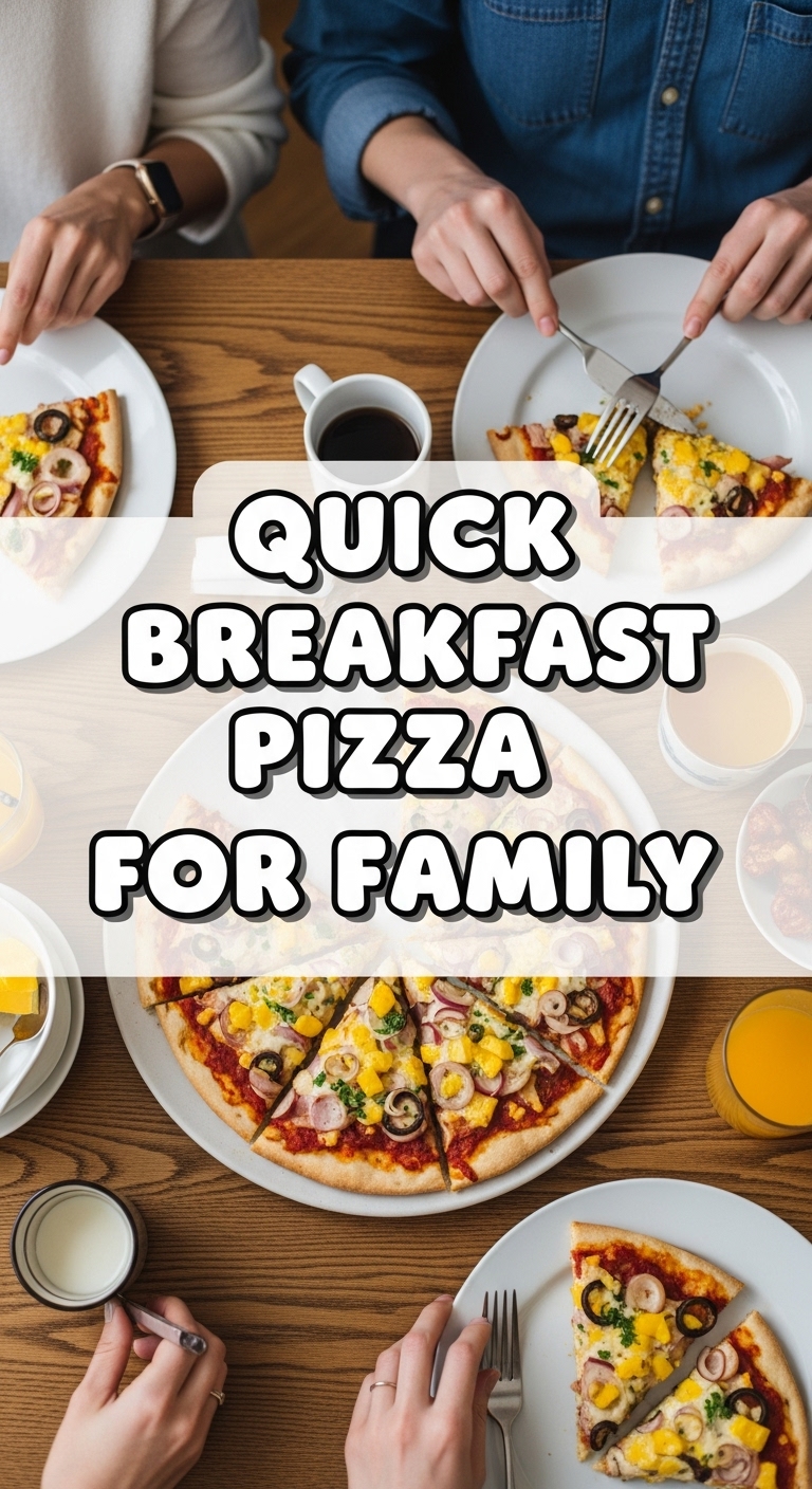 Quick Breakfast Pizza For Family