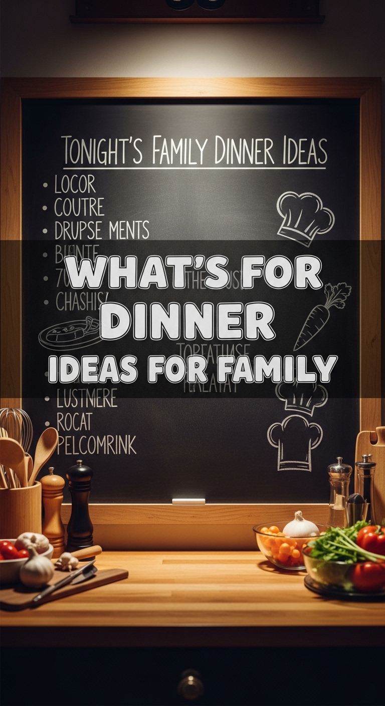 What's For Dinner Ideas For Family