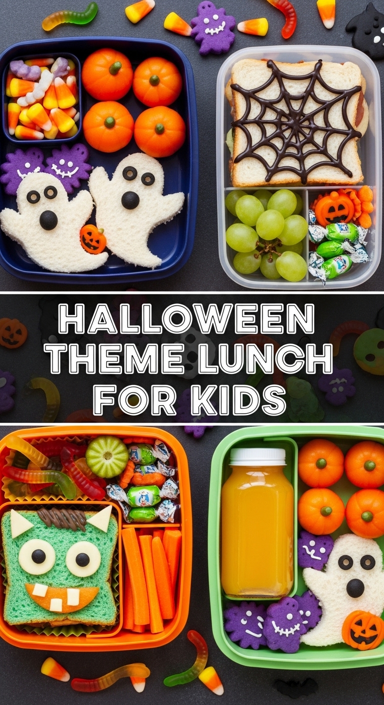 Halloween Theme Lunch For Kids