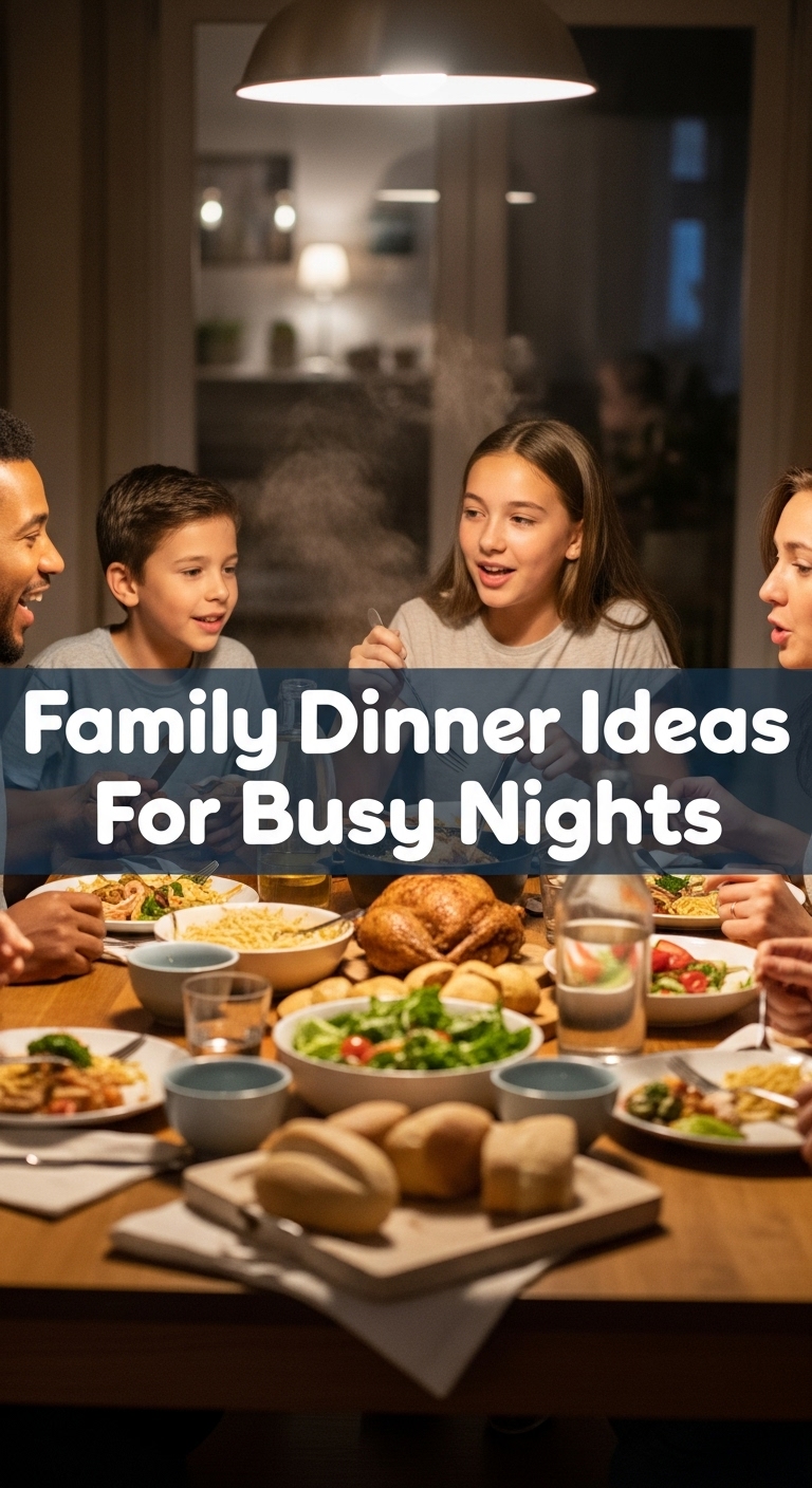 Family Dinner Ideas For Busy Nights