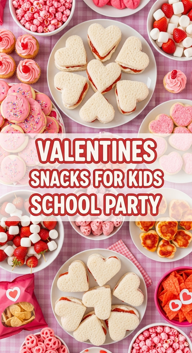 Valentines Snacks For Kids School Party