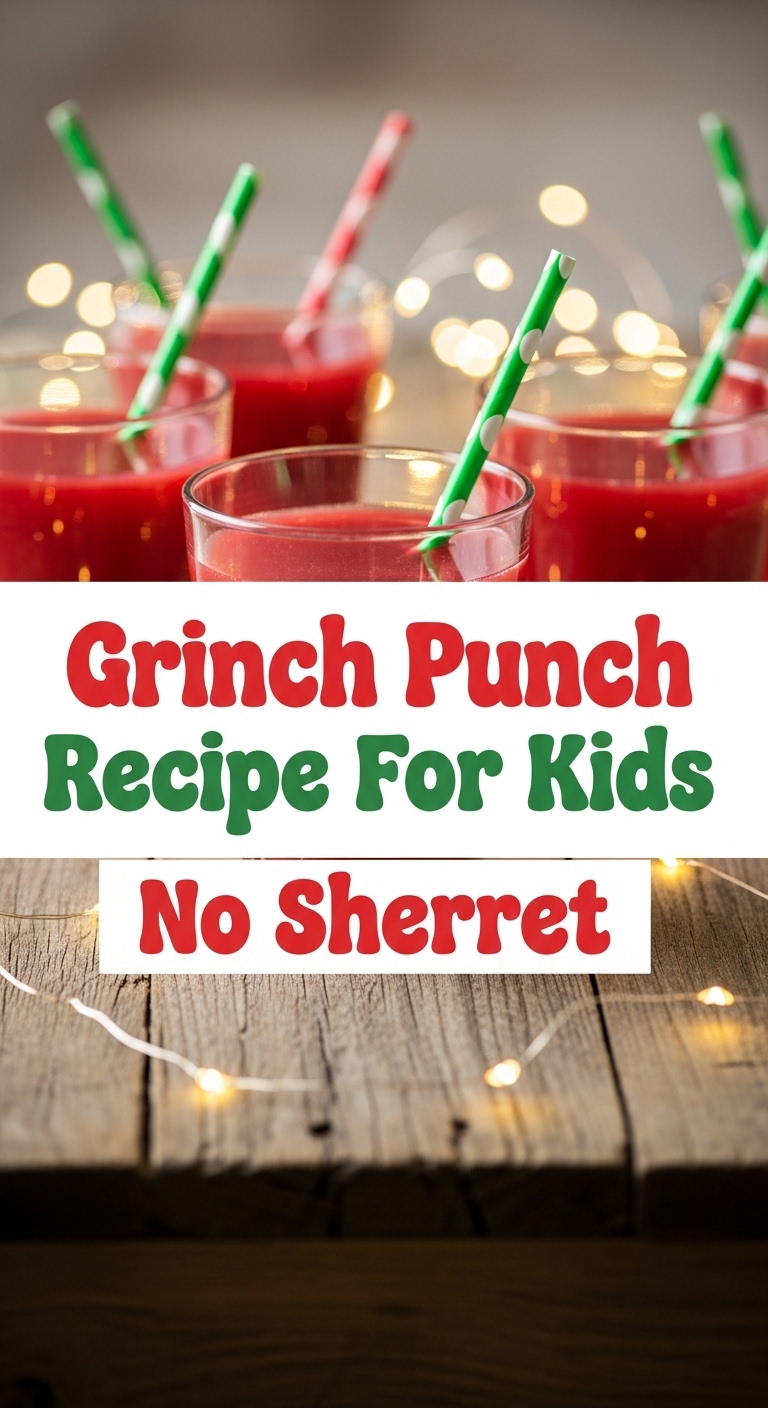 Grinch Punch Recipe For Kids No Sherbert