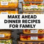Make Ahead Dinner Recipes For Family