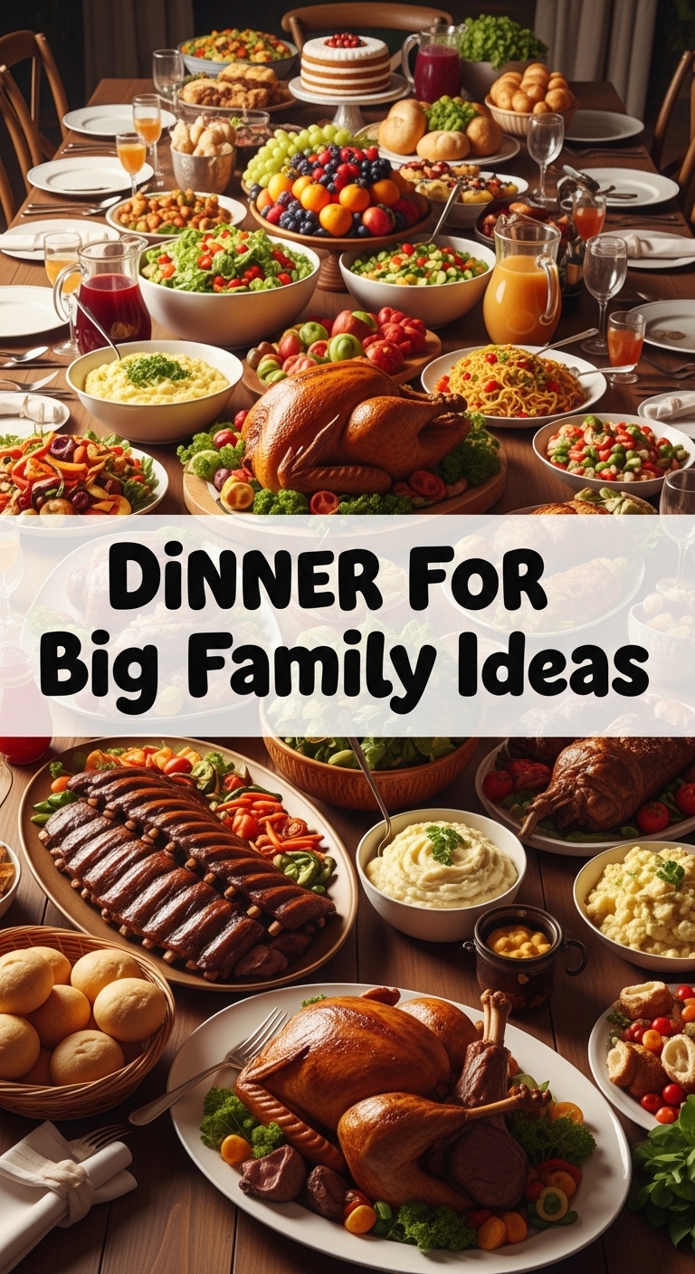 Dinner For Big Family Ideas