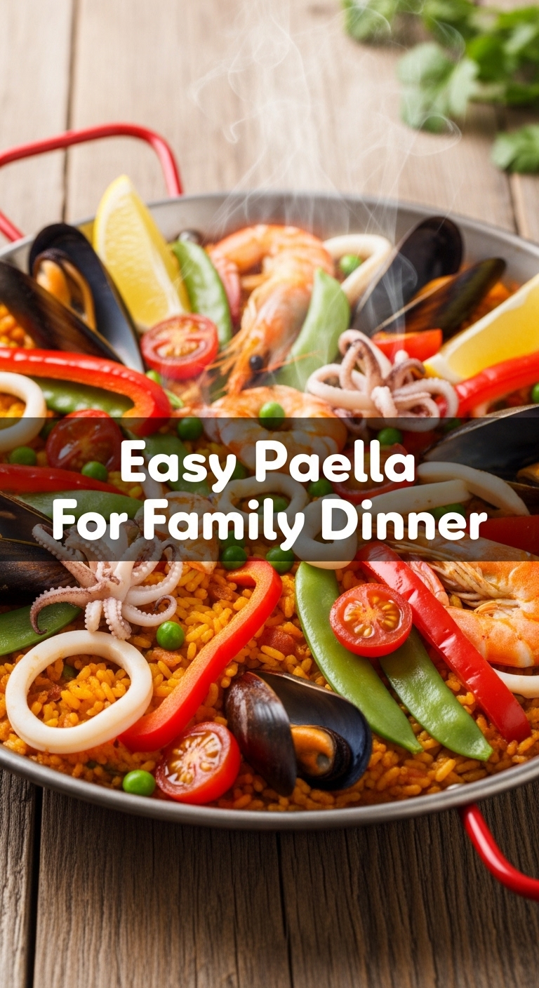 Easy Paella For Family Dinner