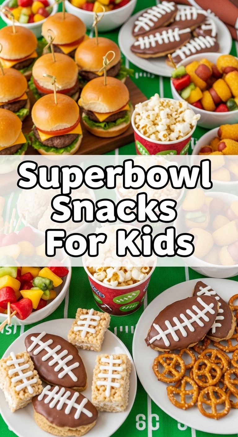 Superbowl Snacks For Kids
