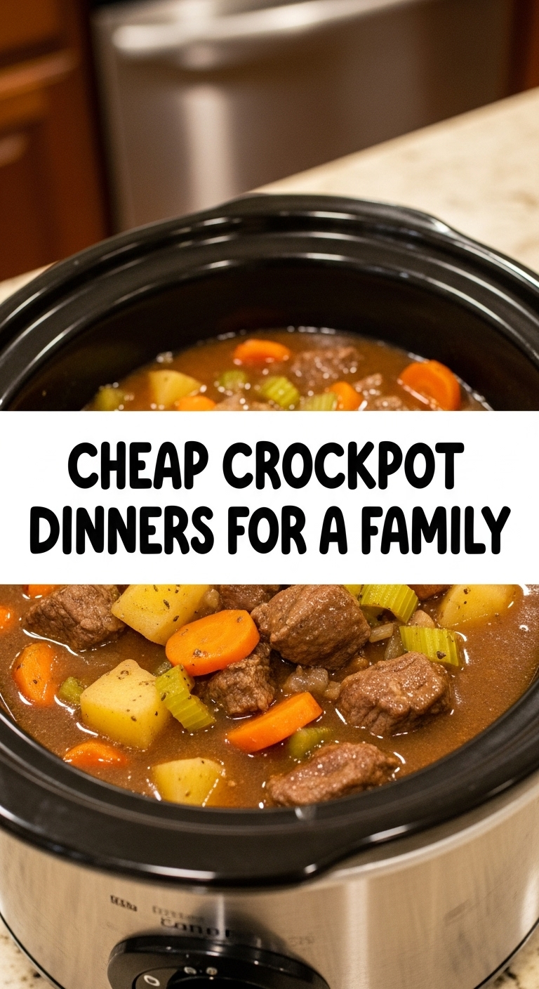 Cheap Crockpot Dinners For A Family