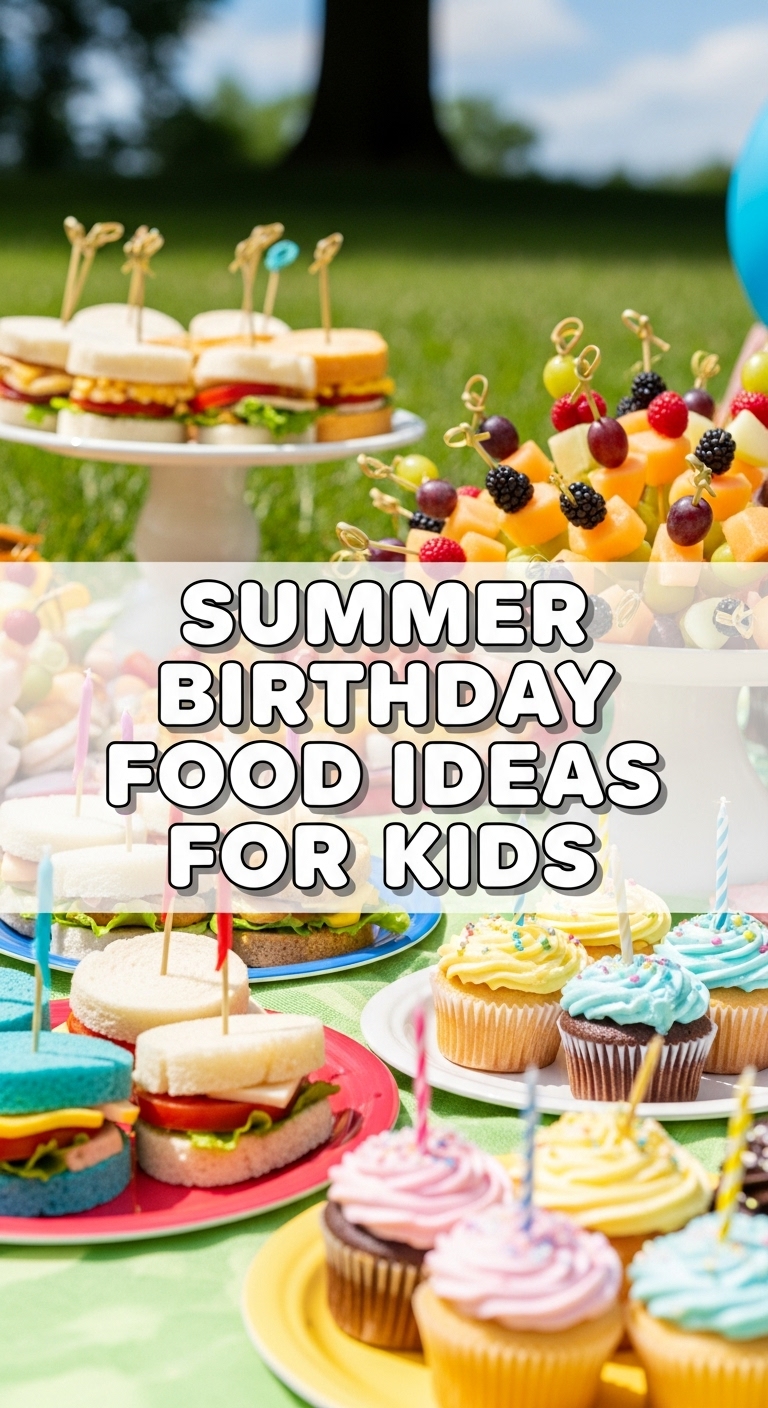 Summer Birthday Food Ideas For Kids