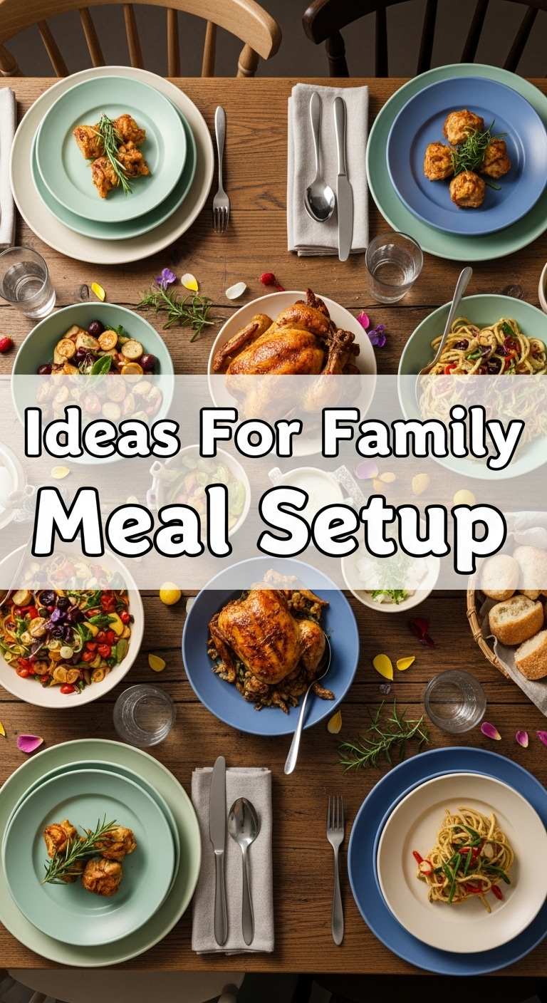 Ideas For Family Meal Setup