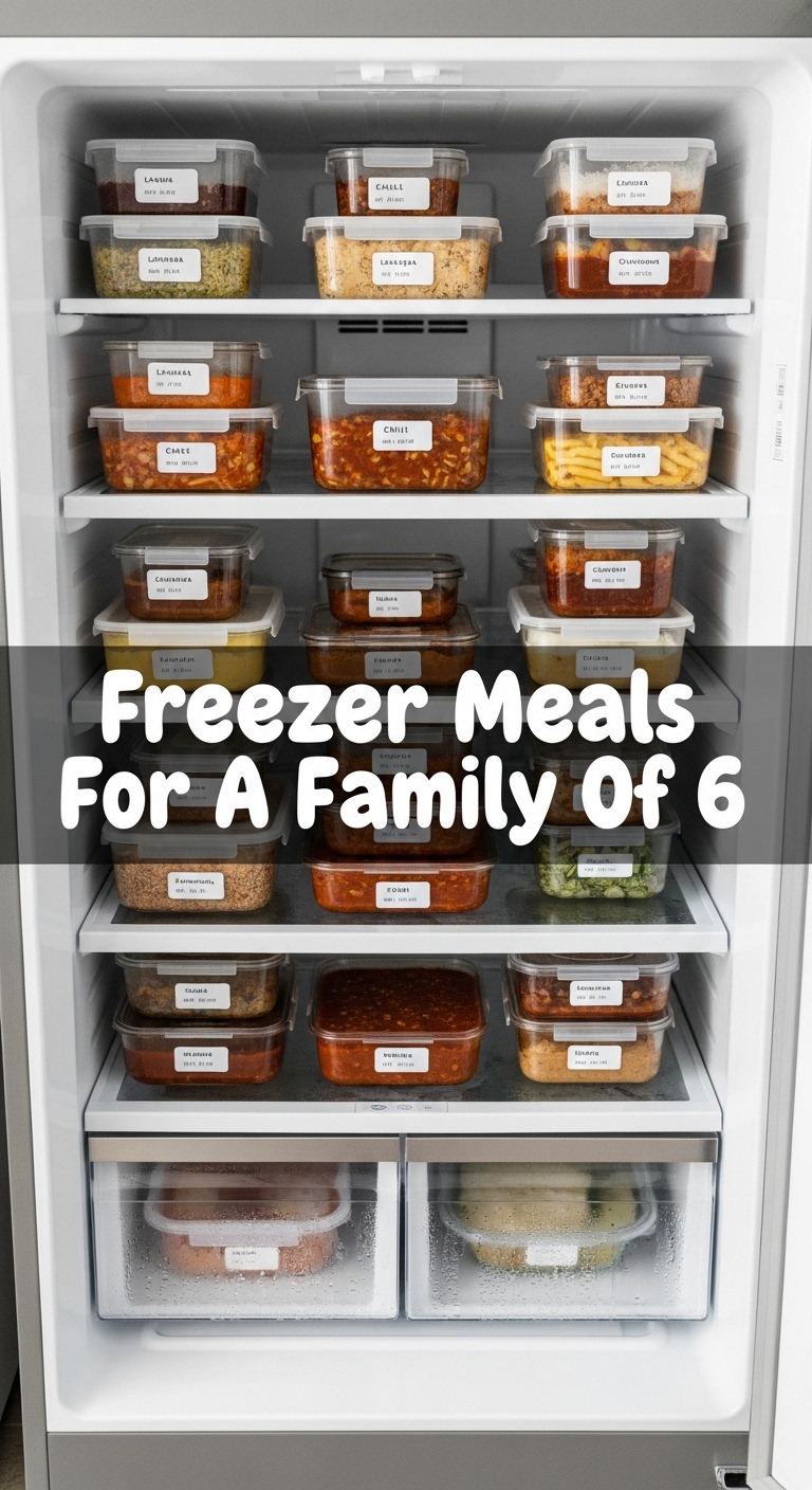 Freezer Meals For A Family Of 6