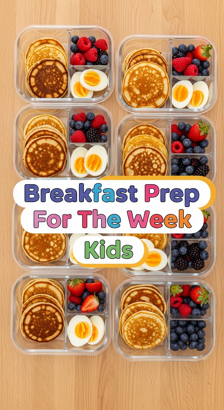Breakfast Prep For The Week Kids