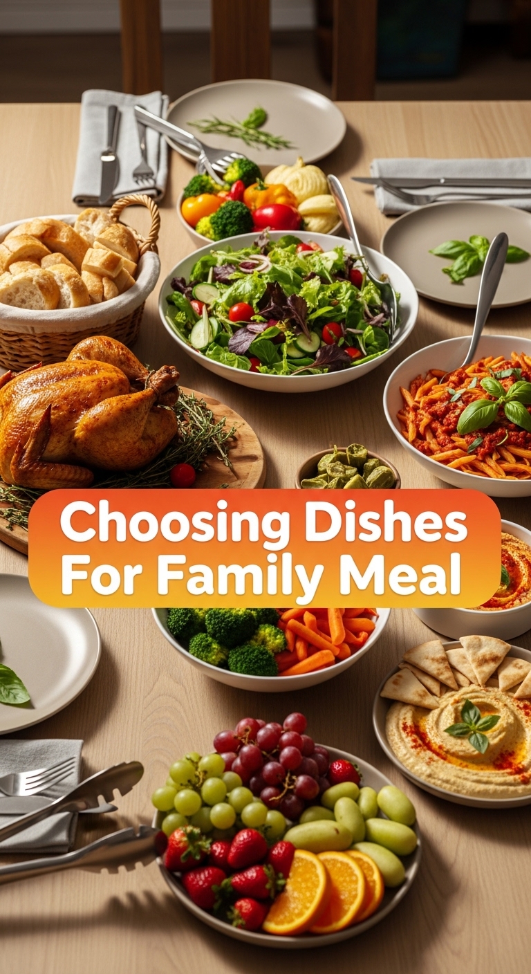 Choosing Dishes For Family Meal