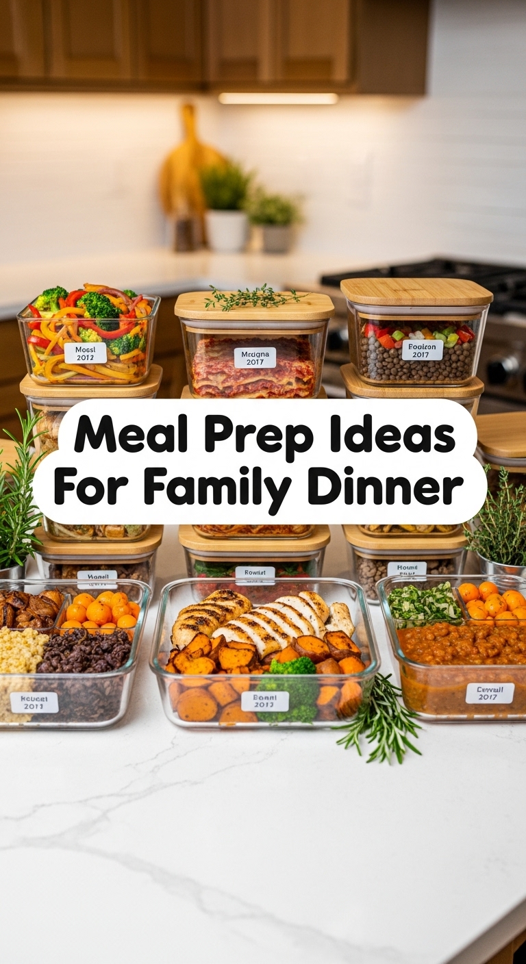Meal Prep Ideas For Family Dinner