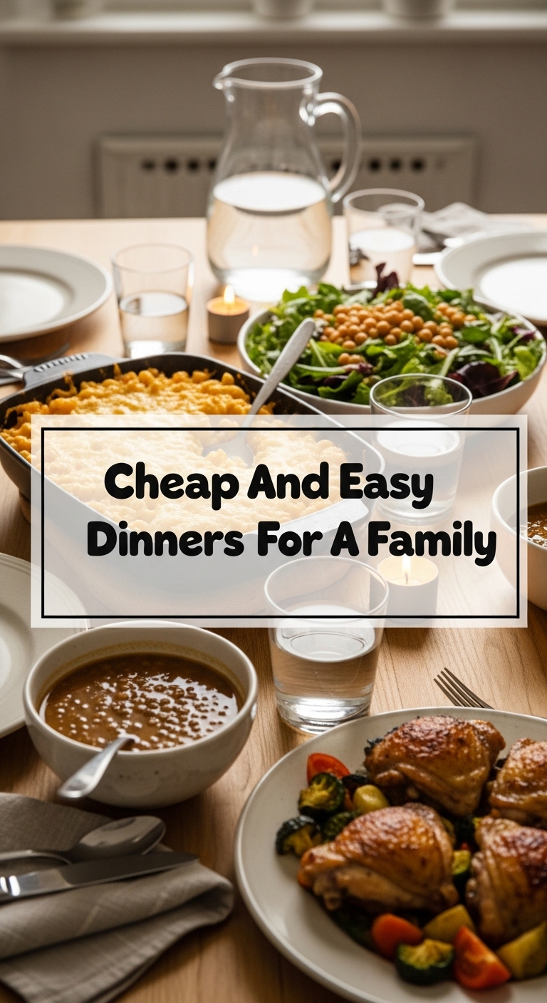 Cheap And Easy Dinners For A Family