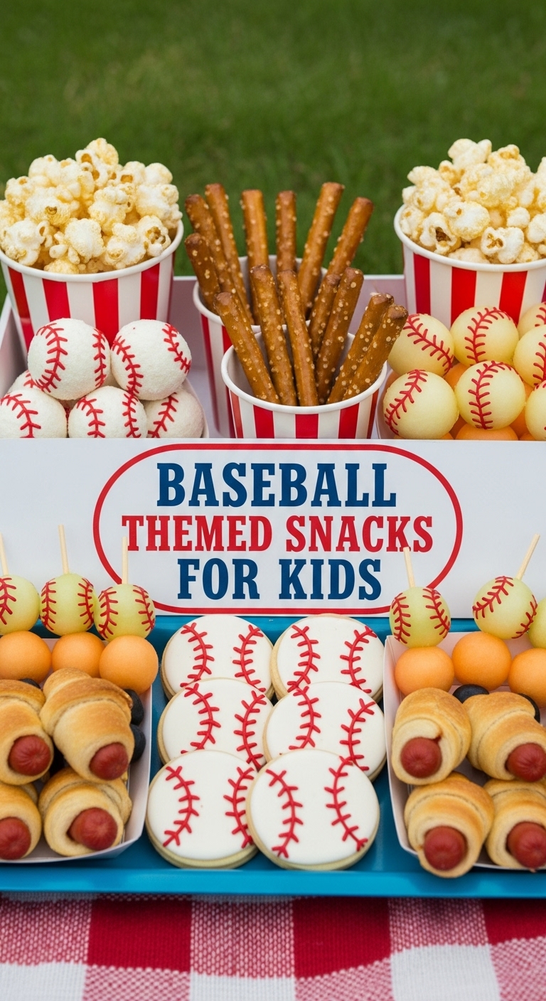 Baseball Themed Snacks For Kids