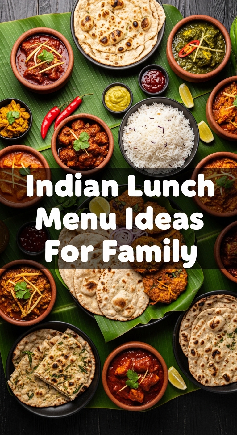 Indian Lunch Menu Ideas For Family