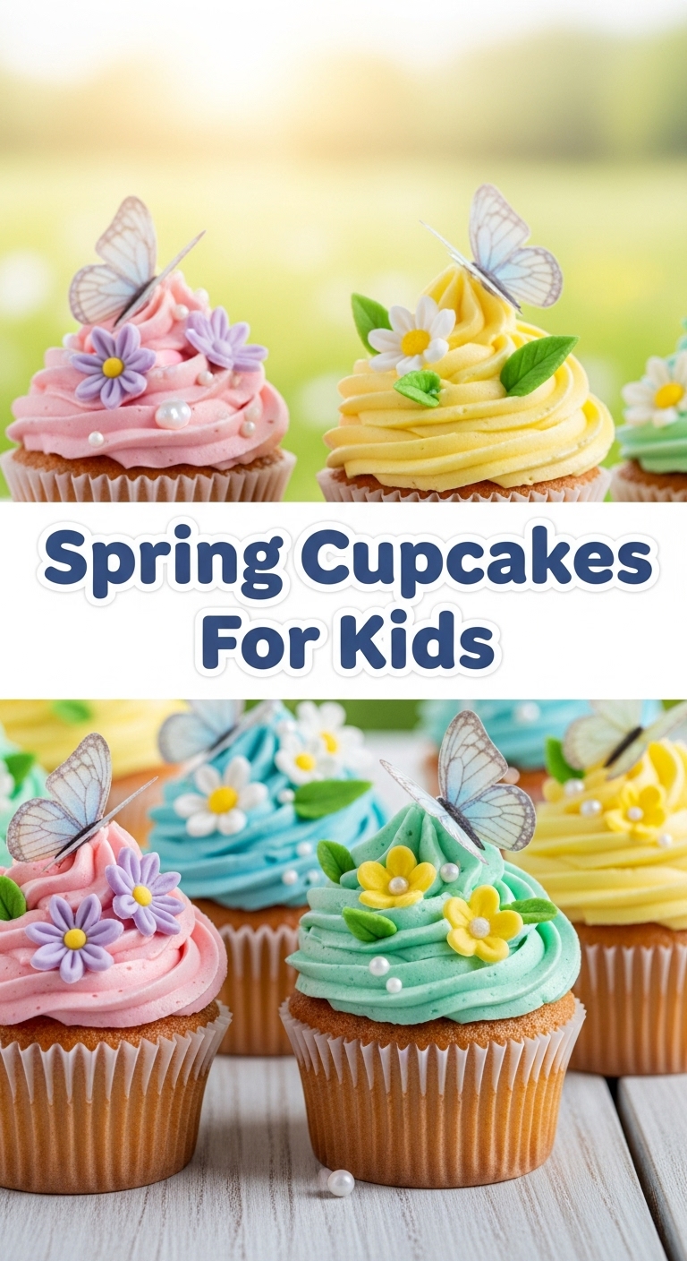 Spring Cupcakes For Kids